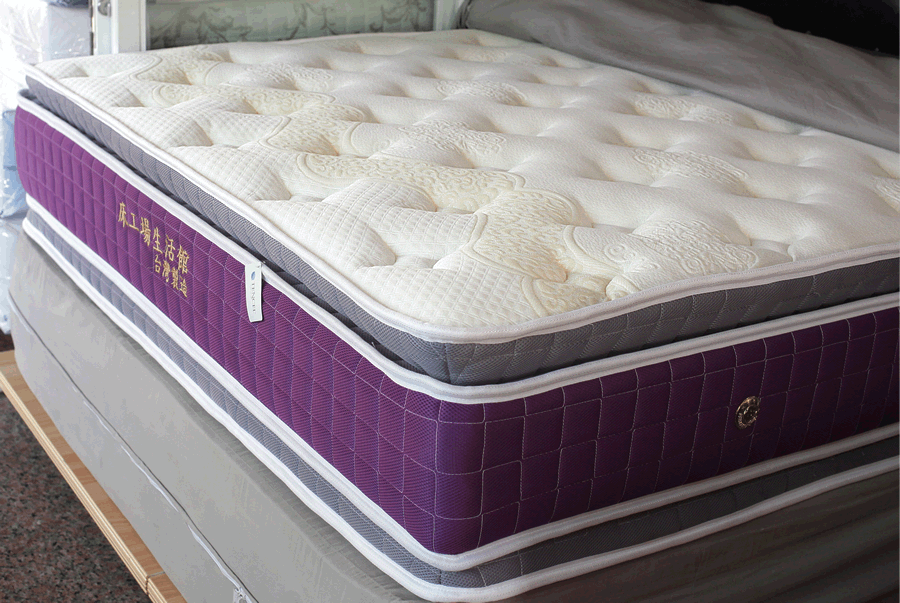 [屏東床墊工廠]3線天絲竹炭獨立筒床墊，雙人，天絲棉表層，竹